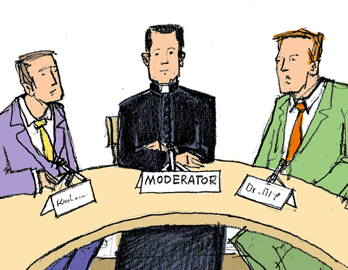 Zeichnung Moderator