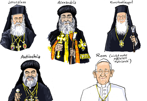 Zeichnung Patriarch